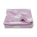 Jollein Clouds Pink Art.516-522-65056 Хлопковый вязаный плед 100x150см