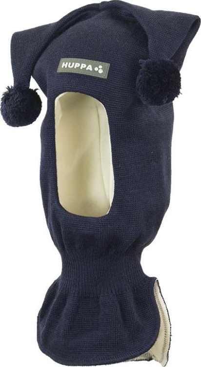 Huppa '22 Coco3 Art. 85070300-00086 Детская вязаная шапка-шлем с хлопковой подкладкой