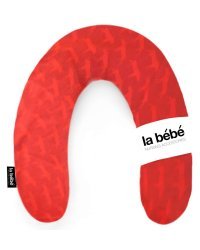 La Bebe™ Rich Maternity Pillow Art.85502 Elk Red Подковка для сна, кормления малыша 30x104 cm