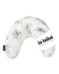 La Bebe™ Mimi Nursing Cotton Pillow Art.49520 Owls Подкова для сна, путешествий, кормления малыша 19x46 cm