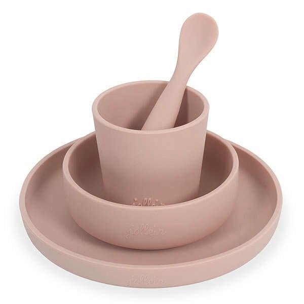 Обложка книги «Jollein Dinner Set Silicone Pale Art.705-007-00090 Набор посуды из силикона»