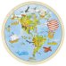 Goki Puzzle World Tour Art.57479 Деревянный пазл -Мировой тур