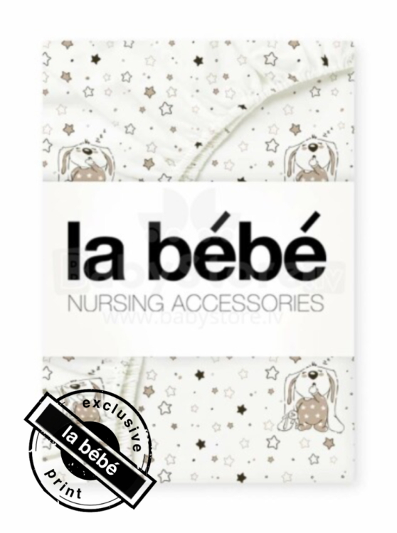 Обложка книги «La Bebe™ Cotton 60x120 Art.89185 Bunnies Хлопковая простынка с резинкой 120x60»