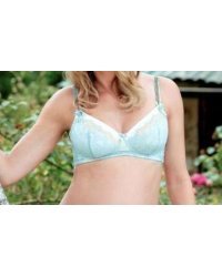 La Bebe™ Boutique Lingerie Eco Art.19396 Magnolia Dream Art.37970 Blue Ocean Бюстгальтер для кормления с отстёгивающейся плотной чашкой и стабильной поддержкой груди