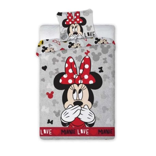 Faro Tekstylia Disney Bedding Art.061 Minnie Mouse Хлопковое постельное белье 160x200см