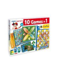 Clementoni Art.60482 Игра для детей -В месте веселей! Игра 10 in1 (LV/RU/LT/ET)