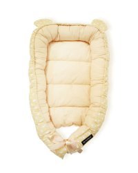 La Bebe™ Babynest Cotton Art.106221 Beige Bear Гнездышко – кокон для новорожденных