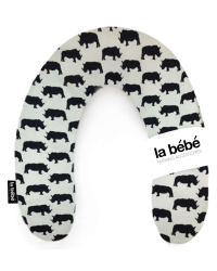 La Bebe™ Rich Cotton Nursing Maternity Pillow Art.9426 Rhino Подковка для сна, кормления малыша 30x104 cm