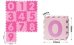 SunTaToys покрытие Puzzle PINK Art.1001 Дети многофункциональный коврик головоломки цифры 10 элементов