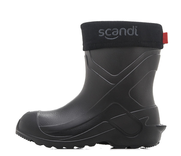 Lemigo Scandi 763 Art.69861 Black Супер лёгкие утеплённые детские сапоги с термо чулком