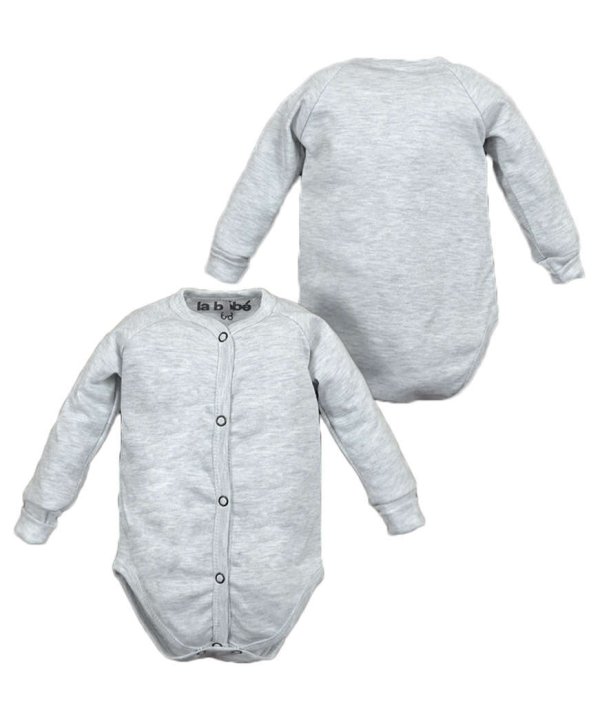 Обложка книги «La Bebe ™ Baby Body Art.117684 Grey Бодик из 100% мягкого хлопка с длинным рукавом»