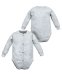 Обложка книги «La Bebe ™ Baby Body Art.117684 Grey Бодик из 100% мягкого хлопка с длинным рукавом»