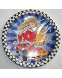 Тарелки  23 см -  8 шт. - Racing