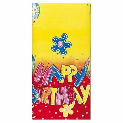 Скатерть 120x180cm С днем ​​рождения