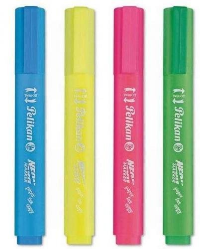 Text Marker Neon 438 / Установите 4 цвета Pelikan