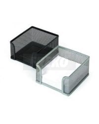 Металлический лоток кубин серебристый