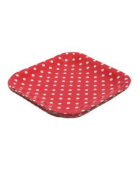 Тарелки 10 шт. (0.126 кг. )  в горошек 