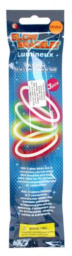 Светящиеся в темноте браслеты - 3 шт. 