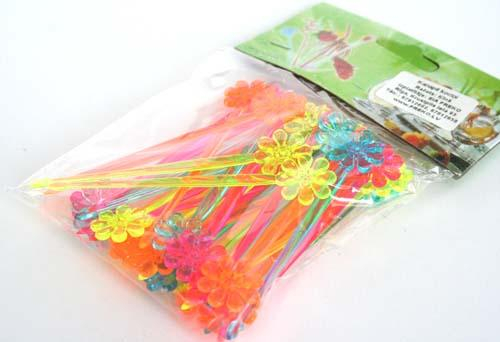 Канапе палочки 30шт Цветы