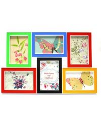 Фото рамка 6 изображений цвета