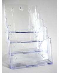 Держатель буклета A4 с 4 NOD. Настенные ремни.