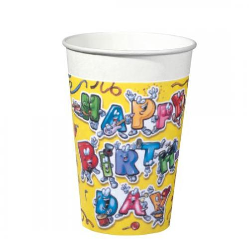 Одноразовые стаканчики  0,2л 8шт. Вечеринка!