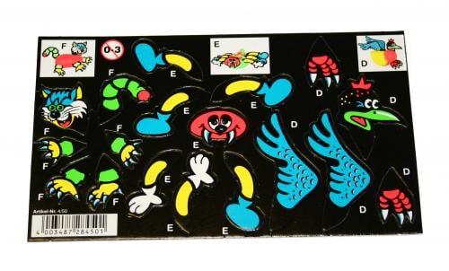 Наклейки Монстр 1komp