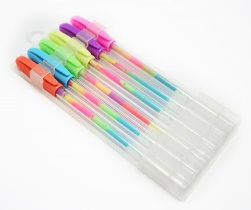 Ручка гелевая RAINBOW. 6 единиц