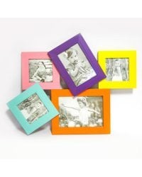 Фото рамка 5 картинок красочные