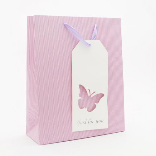 Подарочный пакет 26 32 см пастель
