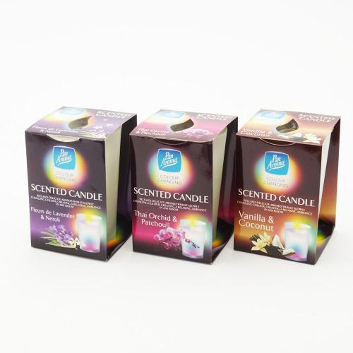 Свеча с ароматом 3 типа