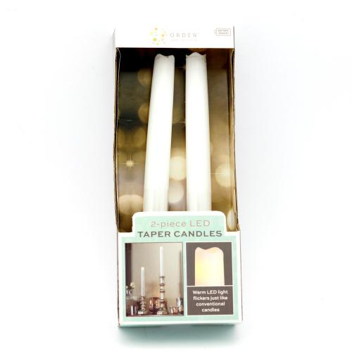 Светодиодные бытовые свечи 2 шт предлагают -30%