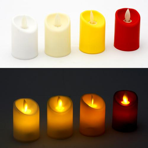 LED Tiervice белый 7см с движущимся пламенем