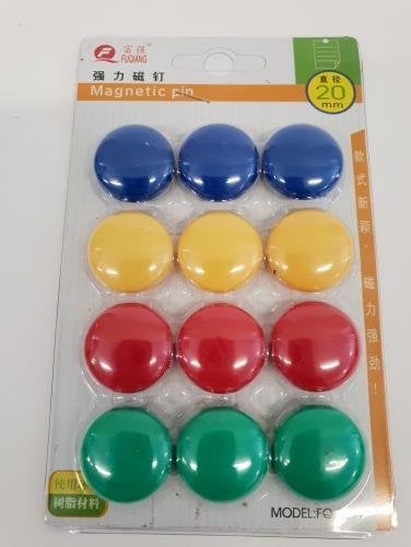 Магниты 20 мм - 12 шт.  