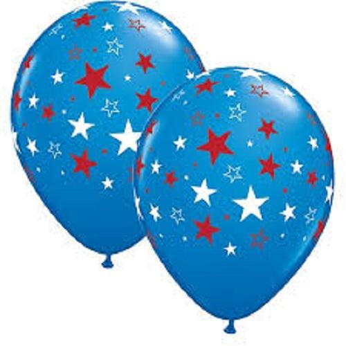 Воздушные шары COL. со звездами 6GB