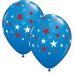 Воздушные шары COL. со звездами 6GB