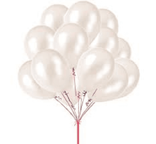 Воздушные шары белого 6 Гбит
