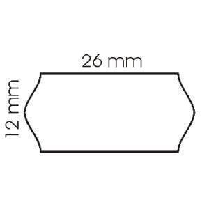 Этикетки 26x12