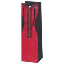 Подарочный пакет 10,5x36x10cm Мадам