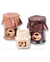 Свеча кофе в стекле