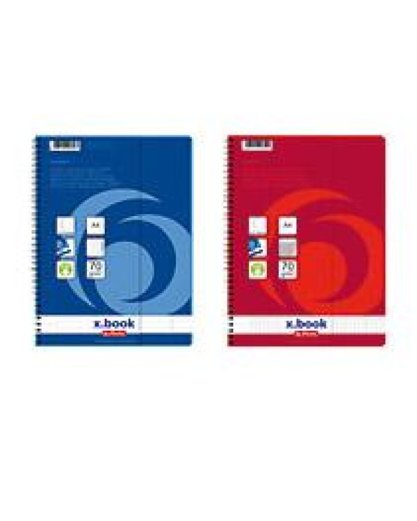 Spirālbloks A4 / с рельефным продуктом на 100LP цветных внутренних страниц
