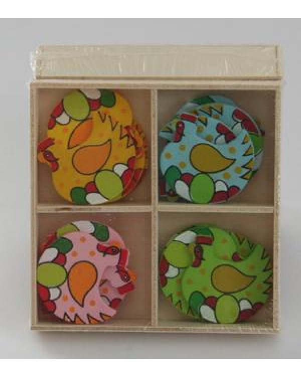 Деревянные звери Лайтбокс 16 штук