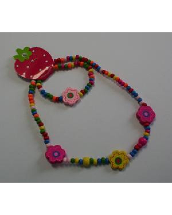 Бусы + браслет дерева