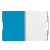 Spirļbloks A5 / 80 идти PP caursp.zils