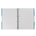 Spirļbloks A5 / 80 идти PP caursp.zils