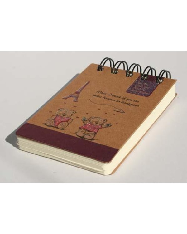 Notebook A7 Spiral City