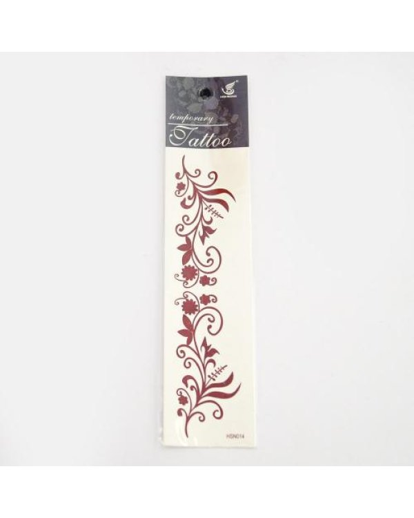 Наклейка татуировки цветок мотив 1 шт