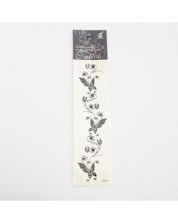 Наклейка татуировки цветок мотив 1 шт