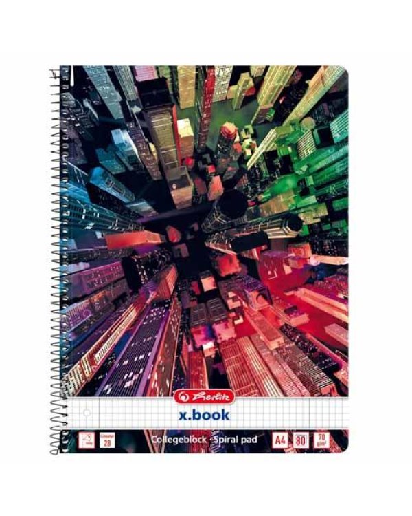 Spirāļbloks A4 / 80 Mix / 11086204