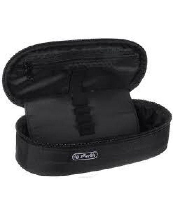 Пенал овальный, черный / 11415924